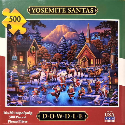 Yosemite Santas Jigsaw Puzzle - 500 Pieces, by Dowdle Folk Art, 16" x 20"