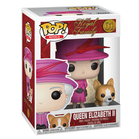 Funko POP! Queen Elizabeth II & Corgi Buddy: Royal Family - Collectable Vinyl Figure - Gift Idea - Official Merchandise - Toys for Kids & Adults - Model Figure for Collectors and Display