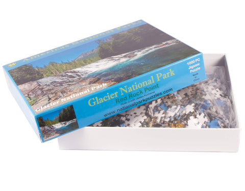 Glacier National Park Red Rock Canyon 1000 Piece Puzzles for Adults