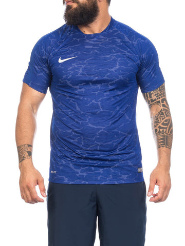 Nike Men's Dri-Fit Flash CR7 Soccer Shirt-Deep Royal Blue-Small