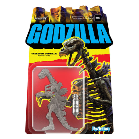 Super7 Toho Reaction Figures - Godzilla Skeleton (Grey) Action Figure