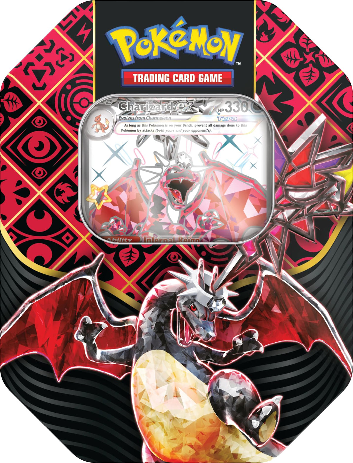 POKEMON TCG: Scarlet and Violet: PALDEAN Fates: TIN - Shiny Charizard