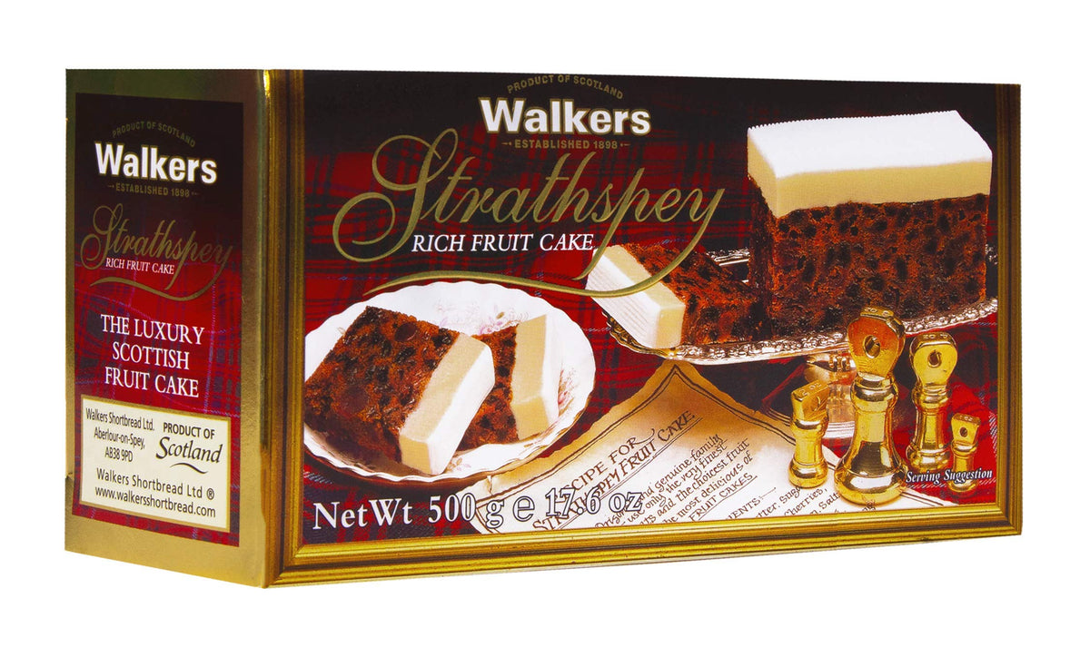 Walkers Shortbread Strathspey Rich Fruit Cake Traditional Cake by Scottish Recipe, 500g