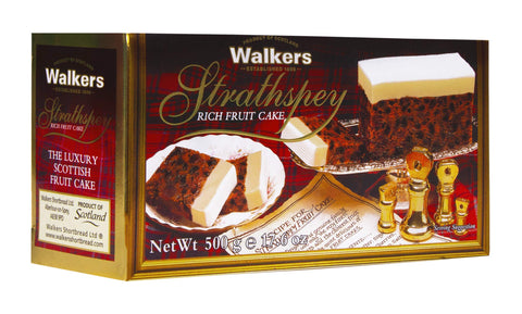 Walkers Shortbread Strathspey Rich Fruit Cake Traditional Cake by Scottish Recipe, 500g