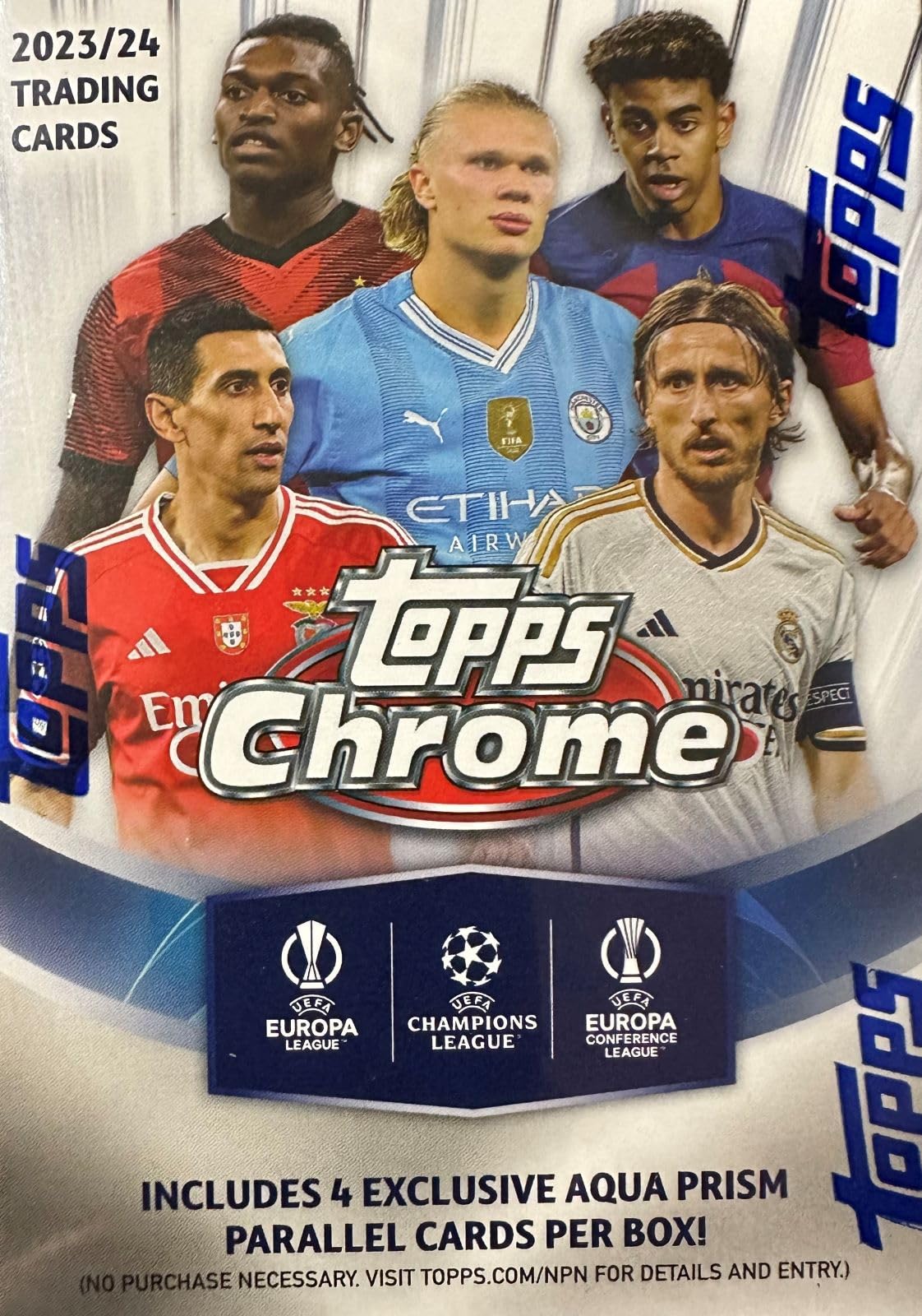 2023/24 Topps Chrome UEFA Club Competitions Soccer Value Box