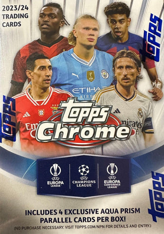 2023/24 Topps Chrome UEFA Club Competitions Soccer Value Box