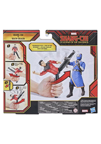 Marvel Hasbro Shang-Chi and The Legend of The Ten Rings Action Figure Toys, Shang-Chi vs. Death Dealer 6-inch Battle Pack, Kids Ages 4 and Up