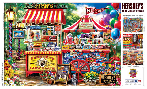 Masterpieces 1000 Piece Jigsaw Puzzle for Adults, Family, Or Kids - Hershey's Stand - 19.25"x26.75"