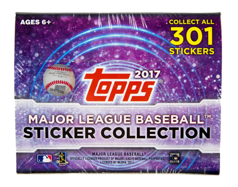 Topps MLB Sticker Refill Box, Small, Black