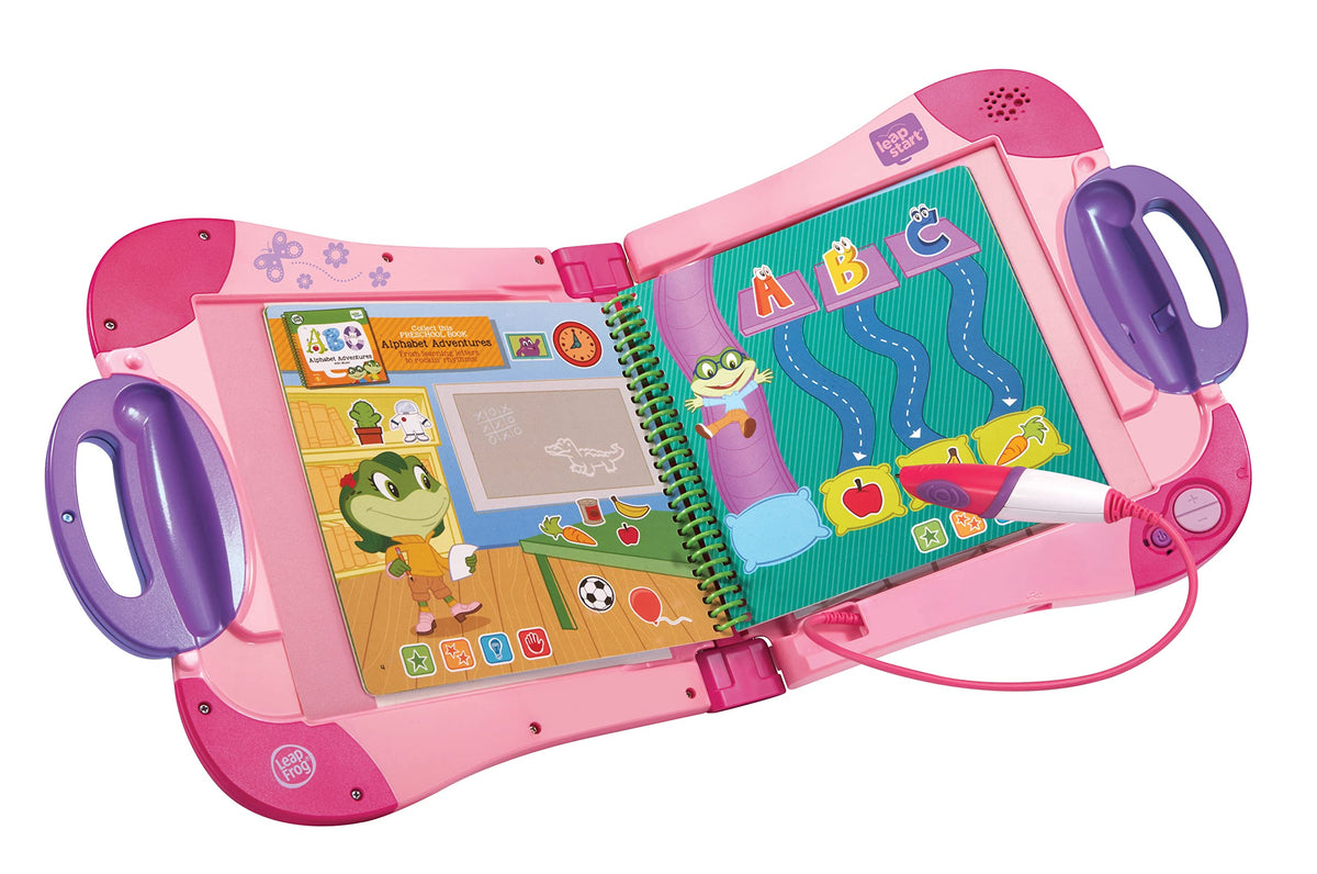 LeapFrog LeapStart Electronic Book, Educational and Interactive Playbook Toy for Toddler and Pre School Boys & Girls 2, 3, 4, 5, 6, 7 Year Olds, Pink,4.59 x 28 x 27 cm