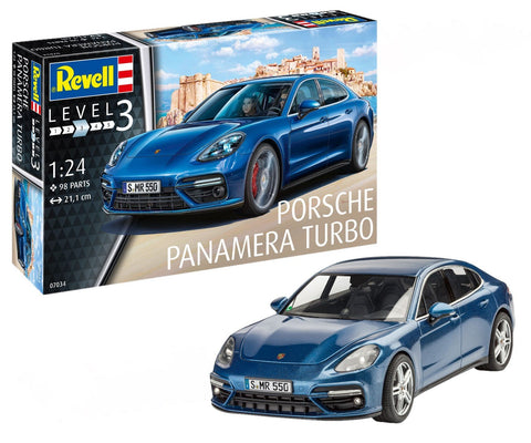 Revell 07034 Porsche Panamera 2 Model Kit, 1:24 Scale 21 cm, Multi-Color