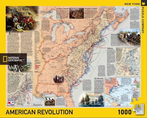 New York Puzzle Company - National Geographic American Revolution - 1000 Piece Jigsaw Puzzle