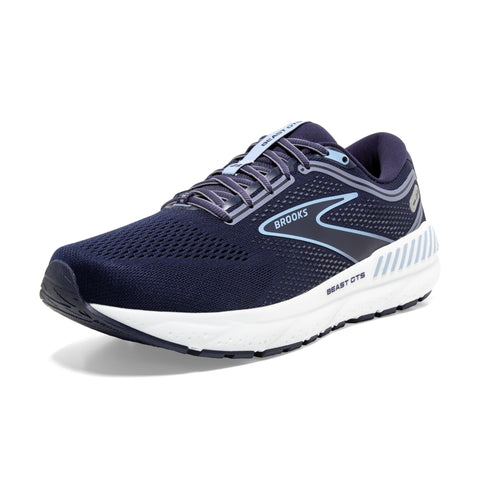 Brooks Men’s Beast GTS 23 Supportive Running Shoe - Peacoat/Blue/White - 9.5 Medium