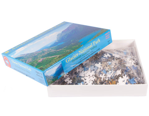 Glacier National Park Grinnell Glacier Valley 1000 Piece Puzzles for Adults