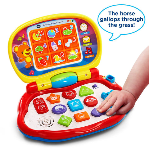 VTech Brilliant Baby Laptop, Red