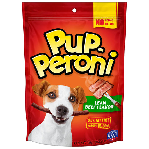 Pup-Peroni Lean Beef Flavor Dog Treats, 5.6-Ounce Bag