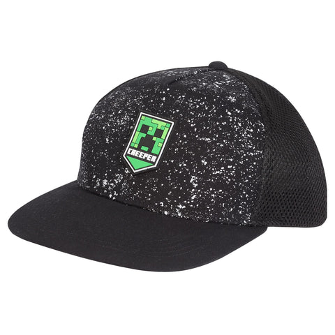 Minecraft Galaxy Creeper Baseball Cap, Kids, One Size, Black, Official Merchandise