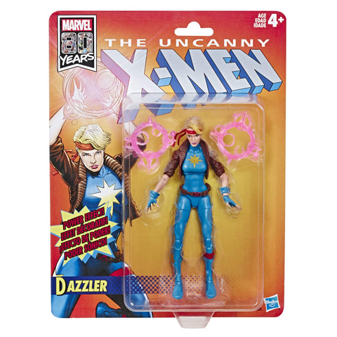 Marvel Retro 6"-Scale Fan Figure Collection Dazzler (X-Men) Action Figure Toy - Super Hero Collectible Series