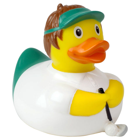 Lilalu 8.5 cm Golfer Duck Toy (Multi-Colour)