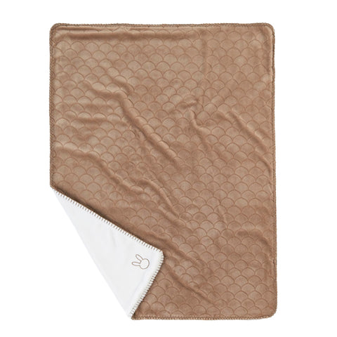 Nattou Bunny Blanket, Supersoft, 75 x 100 cm, Polyester, Lapidou, Brown