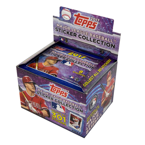 Topps MLB Sticker Refill Box, Small, Black