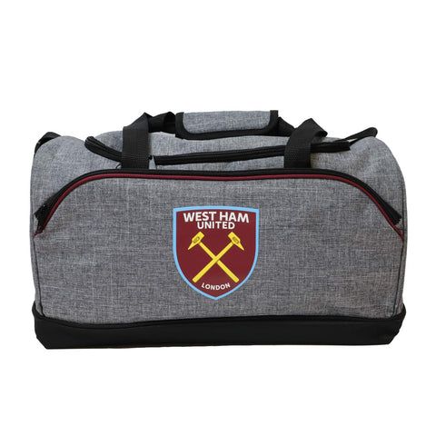 FOCO Football Club Heather Grey Duffle Bag (West Ham)