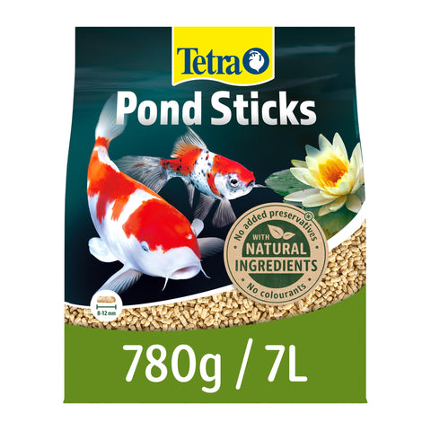 Tetra Pond Fish Food Sticks 780g - biologically balanced for pond fish