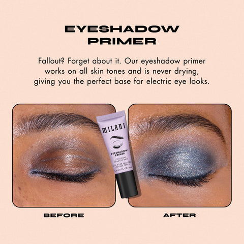 Milani Eyeshadow Primer - 2 Pack | Primer Face Makeup Eye Shadow Primer Base | Makeup Primer for Face | Vegan, Cruelty-Free, Made for Long-Lasting Wear | Use with Eye Shadow Palettes