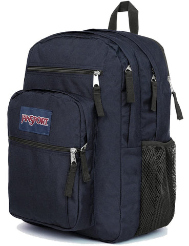 JANSPORT Big Student, Large Backpack, 34 L, 43 x 33 x 25 cm, 15in laptop compartment, Navy, One Size, Big Student