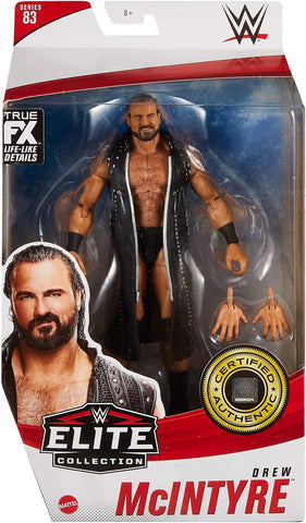 WWE Drew Mcintyre Elite Collection Series 83 Action Figure 6 in Posable Collectible Gift Fans Ages 8 Years Old and Up includes toy