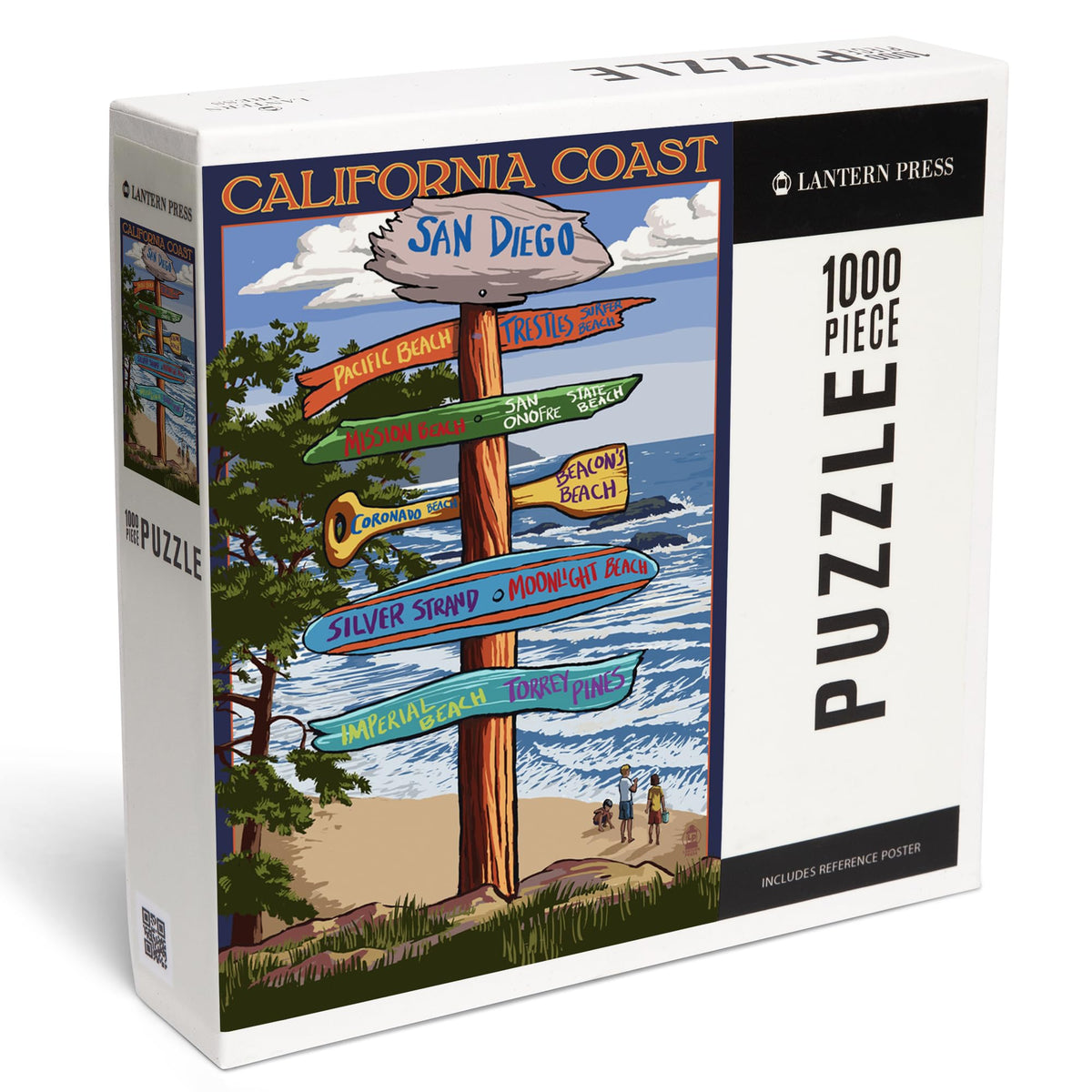 San Diego, California, Destinations Sign (1000 Piece Puzzle, Challenging Jigsaw Puzzle for Adults, Made in USA)