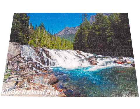 Glacier National Park Red Rock Canyon 1000 Piece Puzzles for Adults