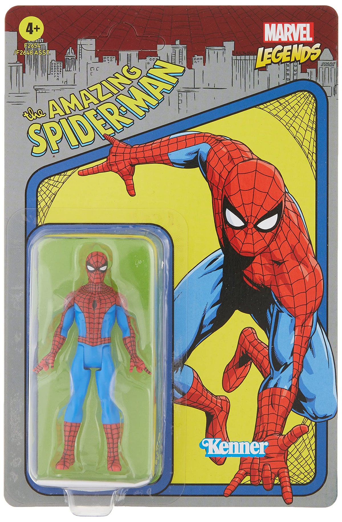 Marvel Hasbro Legends Series 3.75-inch Retro 375 Collection Spider-Man Action Figure Toy