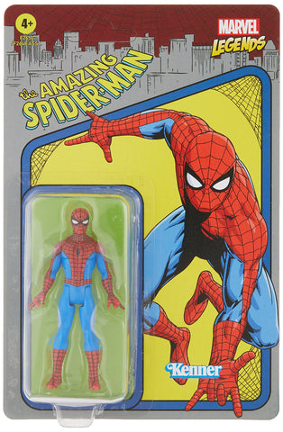 Marvel Hasbro Legends Series 3.75-inch Retro 375 Collection Spider-Man Action Figure Toy