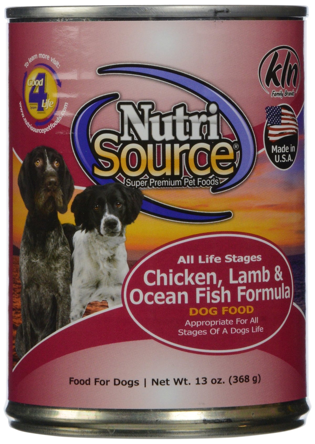 Tuffys Pet Foods Tuffys Nutrisource Dog Chicken/Lamb/Fish Can, 1 Count, One Size