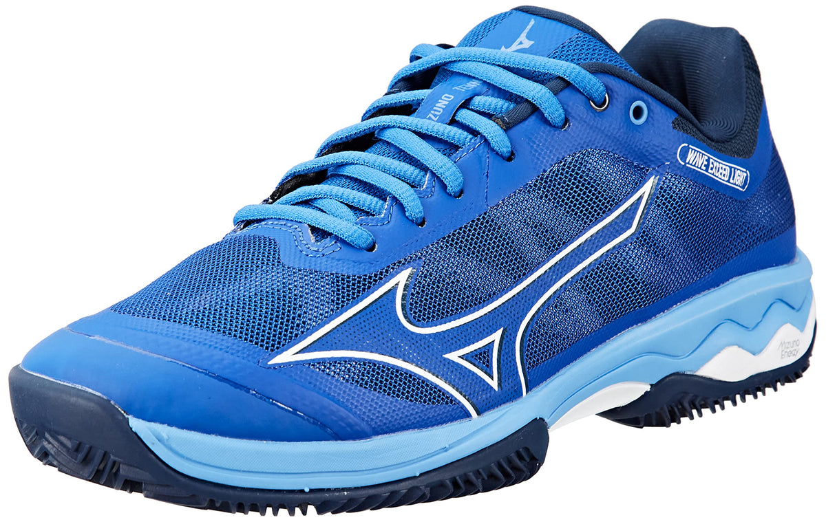 Mizuno Men's Wave Exceed Light Cc Sneaker, Trueblue/Wht/DressBlues, 9.5 UK