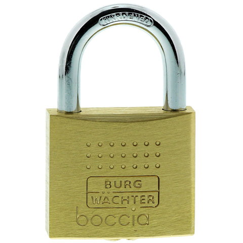 Burg-Wächter Padlock - 6.5 mm Thickness, Pincers, 6 Keys, Boccia 450 40 6 SB Price for 1 Each