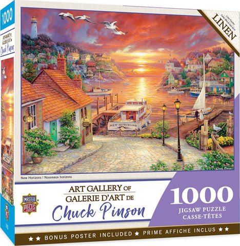 Masterpieces 1000 Piece Jigsaw Puzzle for Adults, Family, Or Kids - New Horizons - 19.25"x26.75"