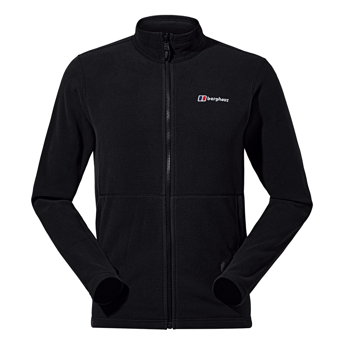 Berghaus Men's Prism Micro Polartec Fleece Jacket | Added Warmth | Extra Comfortable, Black, XL