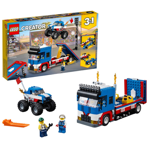 LEGO Creator 3in1 Mobile Stunt Show 31085 Building Kit (580 Piece)