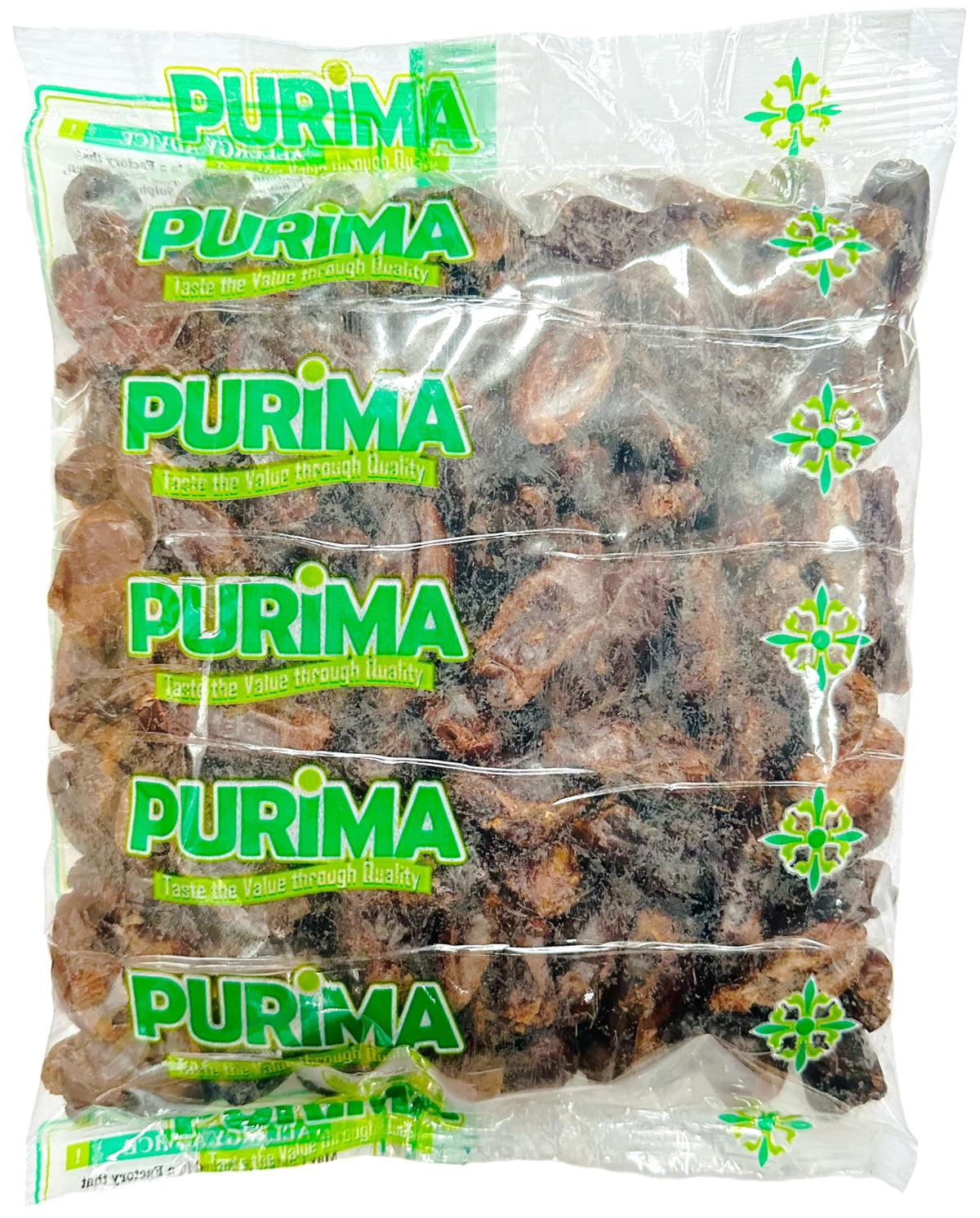 Pitted Dates 1Kg - Natural Raw Dried No Added Sugar Whole Sun Dry Sweet Fruit Dehydrated Unsweetened - Bulk Ready to Eat - Edible For Human - Snack Baking Cooking (Packaging May Vary) PURIMA