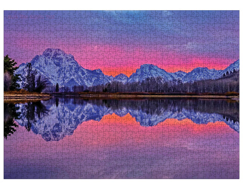 Grand Teton National Park Oxbow Bend 1000 Piece Puzzle