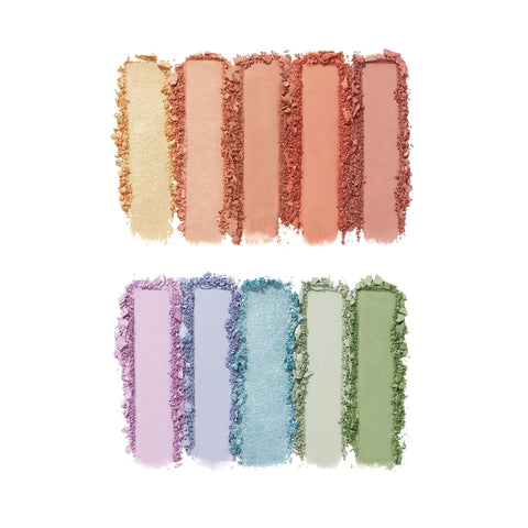 e.l.f. Perfect 10 Eyeshadow Palette, Ten Ultra-pigmented Bright Shades