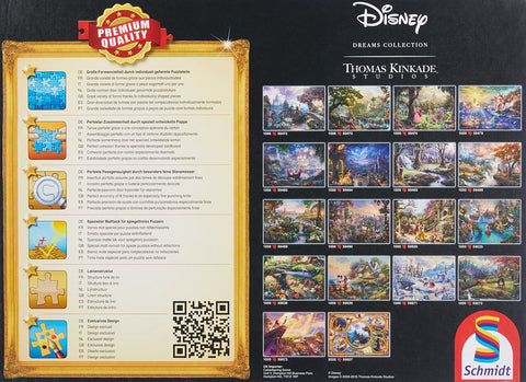 Schmidt Spiele CGS_59486 Thomas Kinkade: Disney - Bambi Puzzle, Multicolor