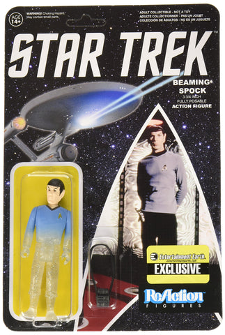 Star Trek: The Original Series Beaming Spock Reaction 3 3/4-Inch Retro Action Figure - Limited Edition