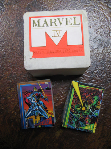 Marvel Universe Series 4 Complete Set Trading Cards (1993)