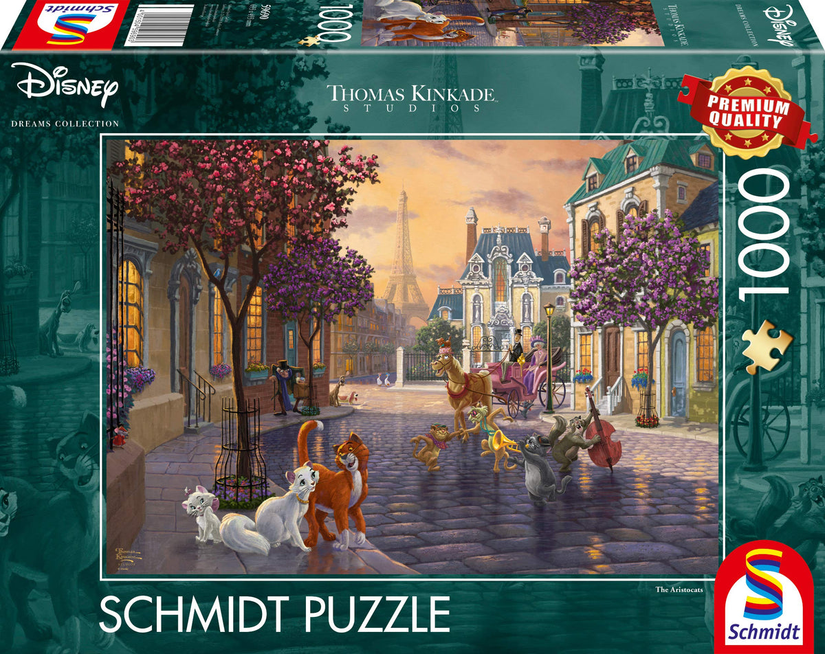 Schmidt Spiele 59690 Thomas Kinkade Disney The Aristocats Jigsaw Puzzle 1000 Pieces