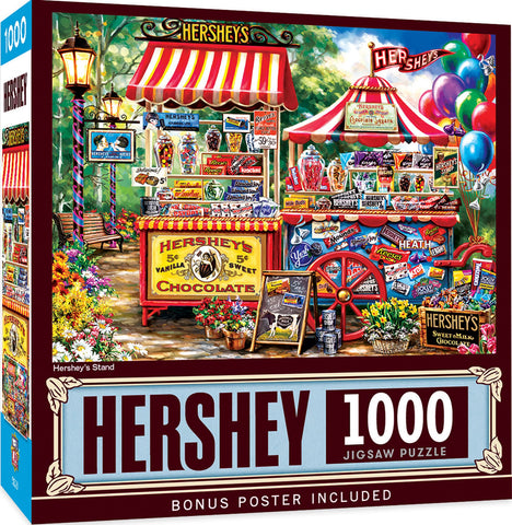 Masterpieces 1000 Piece Jigsaw Puzzle for Adults, Family, Or Kids - Hershey's Stand - 19.25"x26.75"