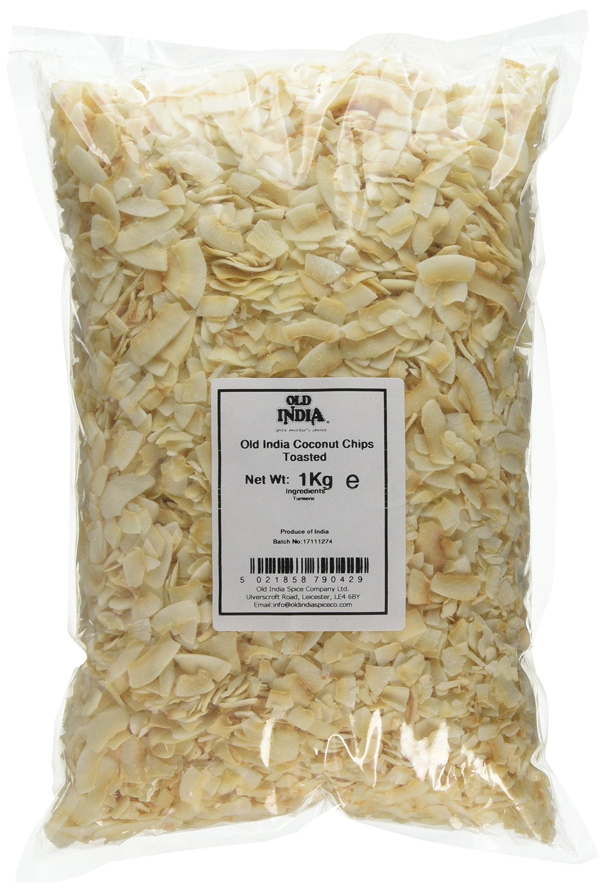 Old India Coconut Chips Toasted, 1kg