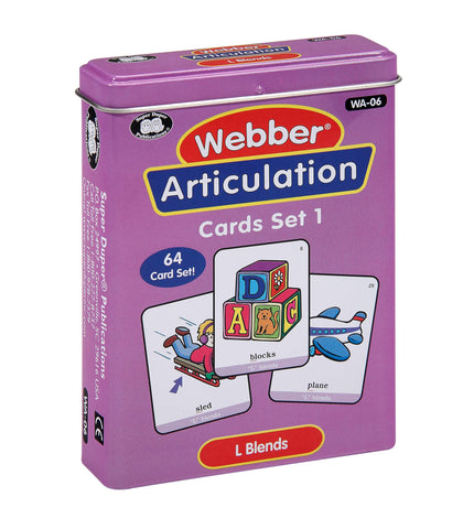 Super Duper Publications | Articulation L Blends Fun Deck | Vocabulary and Language Development Flash Cards | Educational Learning Materials for Children